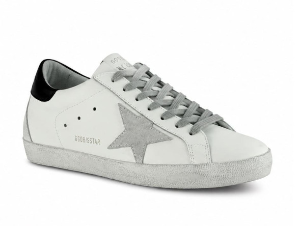 Мужские кеды Golden Goose Super-Star Men's White Black