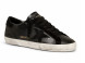 Мужские кеды Golden Goose Super-Star Men's in Black Nappa With Black Suede Star and Heel Tab