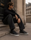Мужские кеды Golden Goose Super-Star Men's in Black Nappa With Black Suede Star and Heel Tab