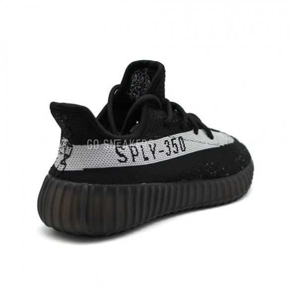 Женские кроссовки Adidas YEEZY 350 SPLY Black-white