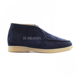 Loro Piana Open Walk Navy Suede