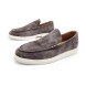 Мужские лоферы Hugo Boss Loafers Suede Brown