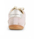 Женские кеды Golden Goose True-Star in Pastel Pink Suede With Silver Star and Heel Tab